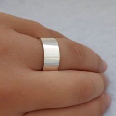 Par Aliança Prata 950 8mm